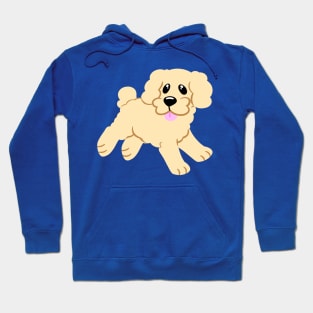 Simple Golden Poodle - Blue Hoodie